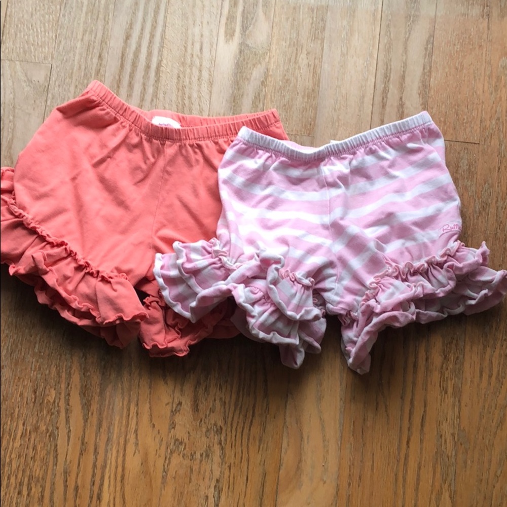 Ruffle Butts Ruffle Shorts Size 6 Two Pairs